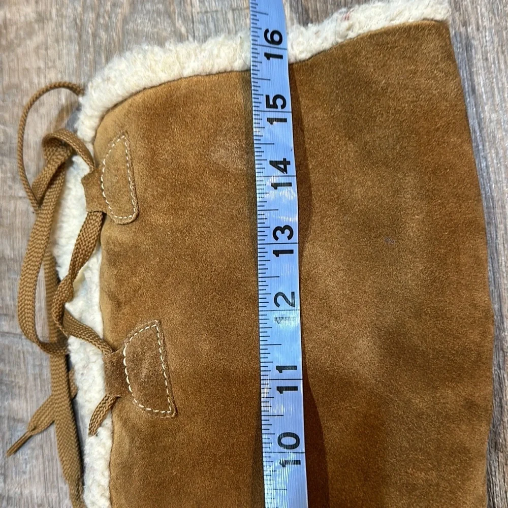 Michael Kors women’s suede wedge high boots size 6.5